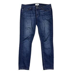 Paige Verdugo Ankle Jeans Women's 31 Blue Medium Wash 5-Pocket‎ Design
